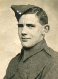 Pte Ivor (Jim) Fry Photo from Cliff Fry