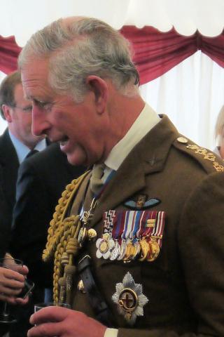 The Prince of   Wales now King Charles III