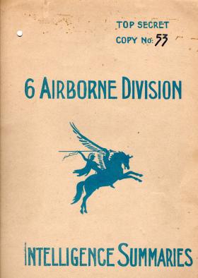 AA 6 Airborne Division Intelligence Summaries Varsity   Front Cover