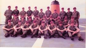 10 Platoon D Coy 2 PARA on MV Norland bound for the Falklands,1982.