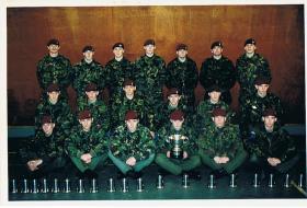 B Coy 2 Para, March & Shoot winners 39 Bde competition 1995 