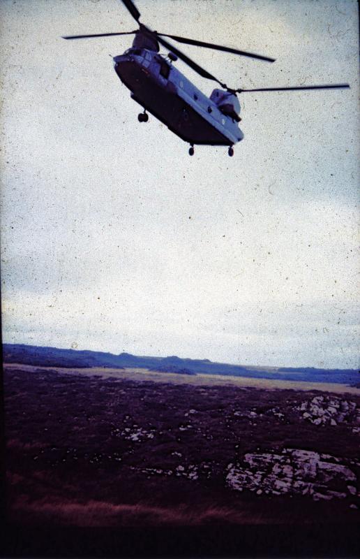 AA Chinook on Operation Corporate, Falklands