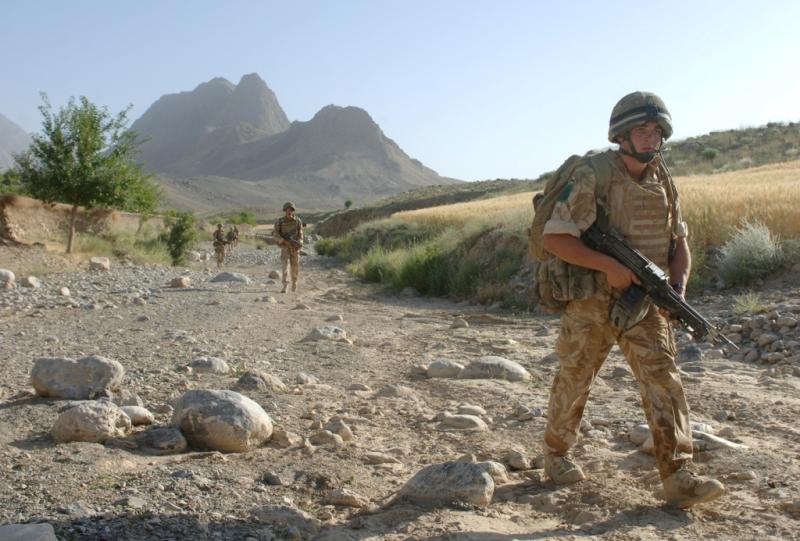 3 PARA on patrol in Zabul, June 2008