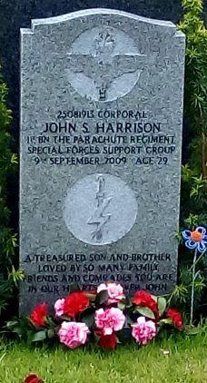 Grave of Cpl Harrison