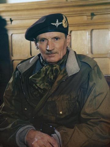 Portrait of Field Marshal Sir Bernard Montgomery, 1944.