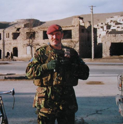 OS Sgt.R.P. 'Bob' Hilton. 2 Para. Kabul. March 2002