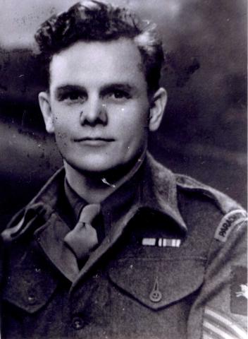OS Sgt.R.A.Bloomfield. 156 Para Bn. 1945