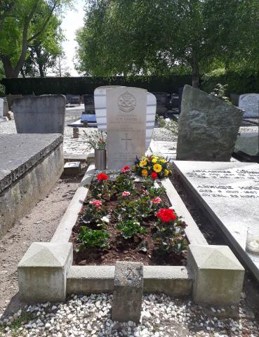 OS Cpl FH Hooper's grave, Vreeswijk Protestant grave yard. 9 May 2019