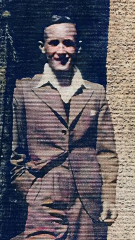 OS Gwilym Morley in civilian dress