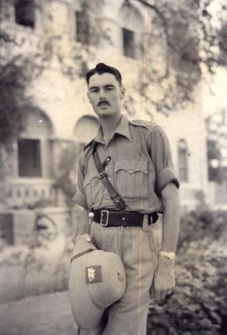 OS John Pott in India shortly before joining 156 Bn