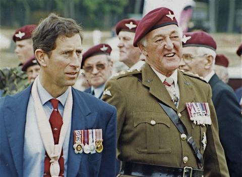Geoffrey  Howlett with Prince Charles