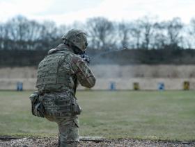 Soldiers on target in shooting competition 