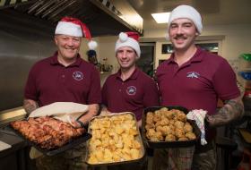 Army chefs help homeless in Colchester at Christmas 