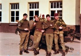 1 Para HQ Coy. Montgomery Barracks, Berlin. 1975. 