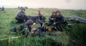 10 Para Mortars live firing, Otterburn, 1999.