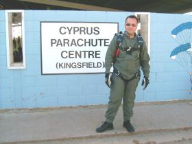 George J Beldecos. Cyprus Joint Forces Parachute Centre.