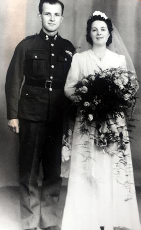 Arthur F Lock and wife. Date unknown.