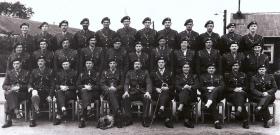 The Officers of 2nd Battalion, The Parachute Regiment. Cottismore, 1944. 