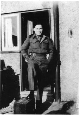 H C Ennis in 1945 upon returning to England from a Prisoner of War Camp.