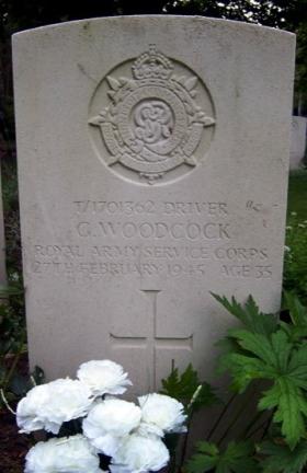 Grave of Dvr G Woodcock. Berlin 1939-1945 War Cemetery.