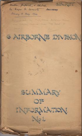 6th Airborne Division Summary of Information No. 1. Feb - May 1944. 