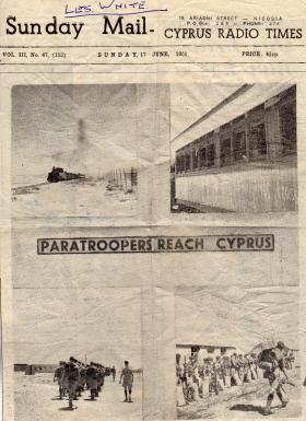 cyprus newspaper extract from June 1951