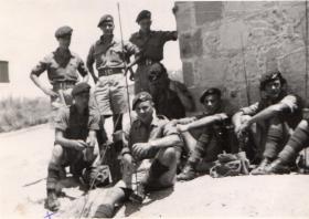 Pte L White and men of 3 PARA in Cyprus 1951
