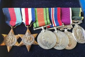 Medal set of Herbert G Hedger