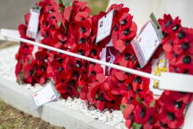 VE Day Poppy Wreaths Colchester 2020