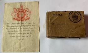 Medal Award Delivery Box for Pte. William Gordon