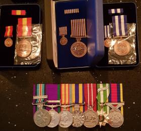 Medal set for Major R Taylor 