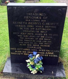 Grave of KC Hewitt