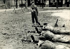Bren gun training c1950s