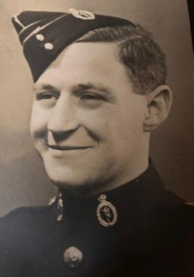 Stanley A Steggel in Royal Signals uniform