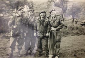 Joseph O'Donnell with RE comrades 1950s