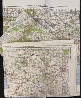 Colour Image of 3 Maps Belonging to George Downie