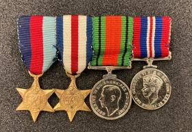 Colour Image of Miniature Medals Set of George Downie