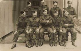 Thomas F Sutton with members on 2nd Bn Ox and Bucks
