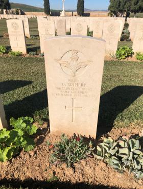 Maj Geoffrey Rothery's headstone