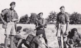 MT Platoon,3 Para, take a break on march 6.50am. Near Kyrenia, Cyprus 23 June 1951