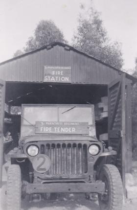 OS 1951-08-26 Fire tender, Waynes Keep camp, Nicosia, Cyprus