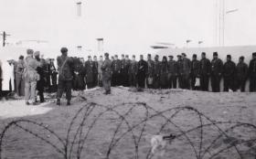 OS 1952-01-25 Egyptian police cordoned off, 3 Para, Ismailia
