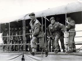 Conversion course Dakota to Hastings. C.O. Lt Col Tigh-Wood leads the way 31 Feb 1952