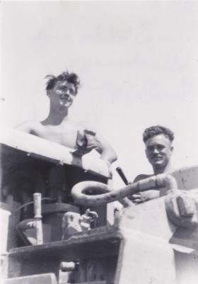 Ptes Ken Stobbs & Burbridge MT Platoon,3 Para, Shandur Camp, Fayid. 18 March 1952
