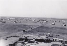Shandur Camp, Fayid, Egypt, view from water tower 2 April 1952