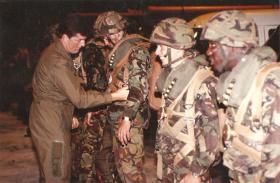 Checking Chutes Early Hours Brize Norton C1990