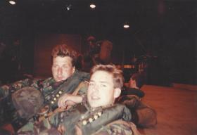 LCpl Simpson and Stewart Newcombe C1991 Brize Norton 