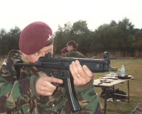 Pte Simpson Foreign Weapons Training- MP5 Pirbright circa 1989