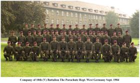 Coy 10 of Bn W.Germany September 1984