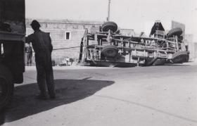  1952 Truck overturned on the Treaty Road, Egypt